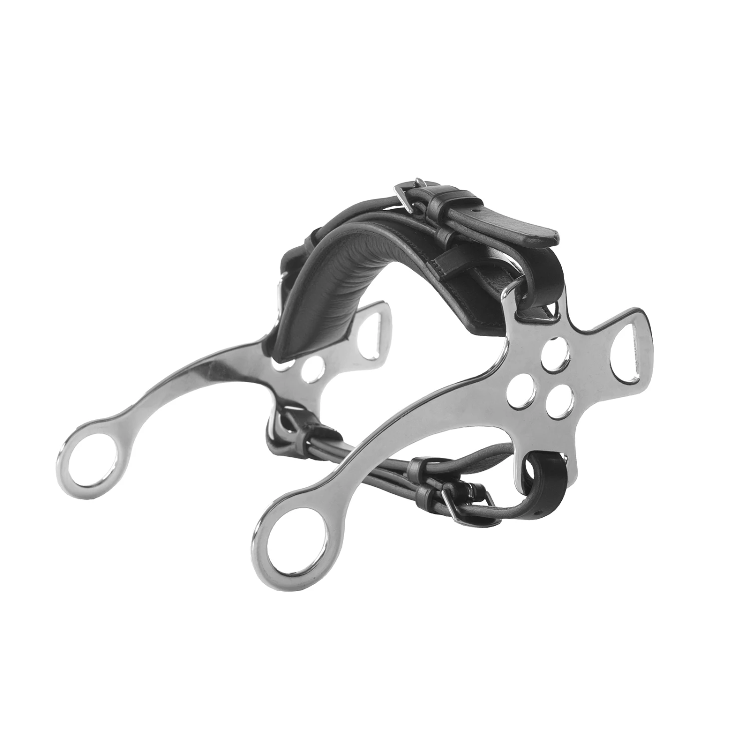 Horze Mechanisches Leder Hackamore 3 Horze Mechanisches Leder Hackamore