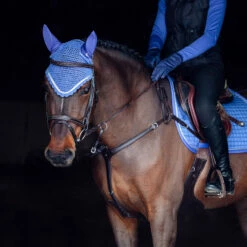 Horze Glarus Fliegenhaube Mit Metallischem Flechtdetail -Weatherbeeta Shop 22917 MLNB 2