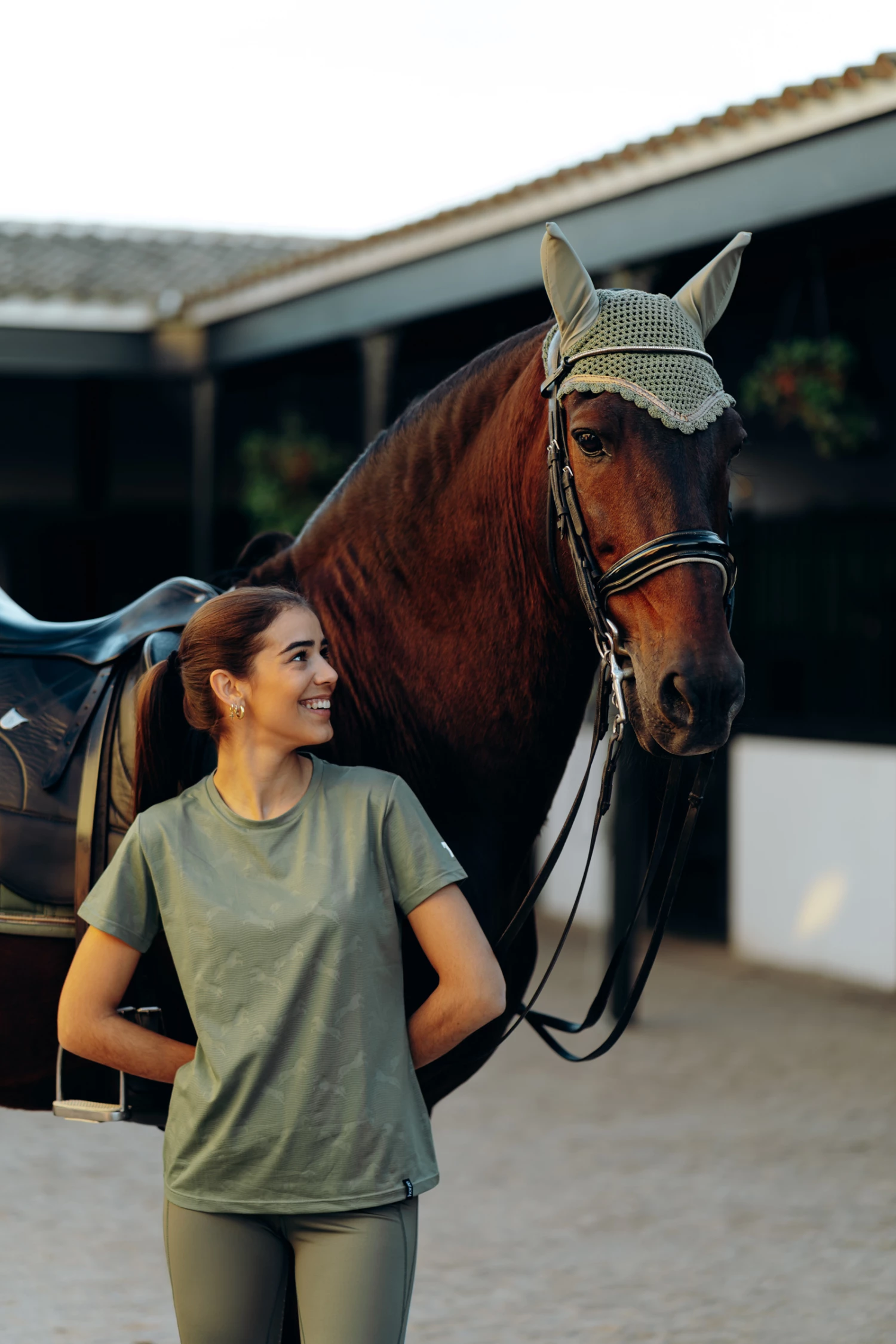 Horze Munich Fliegenhaube Mit Metall-Detail 5 Horze Munich Fliegenhaube Mit Metall-Detail – Bild 3