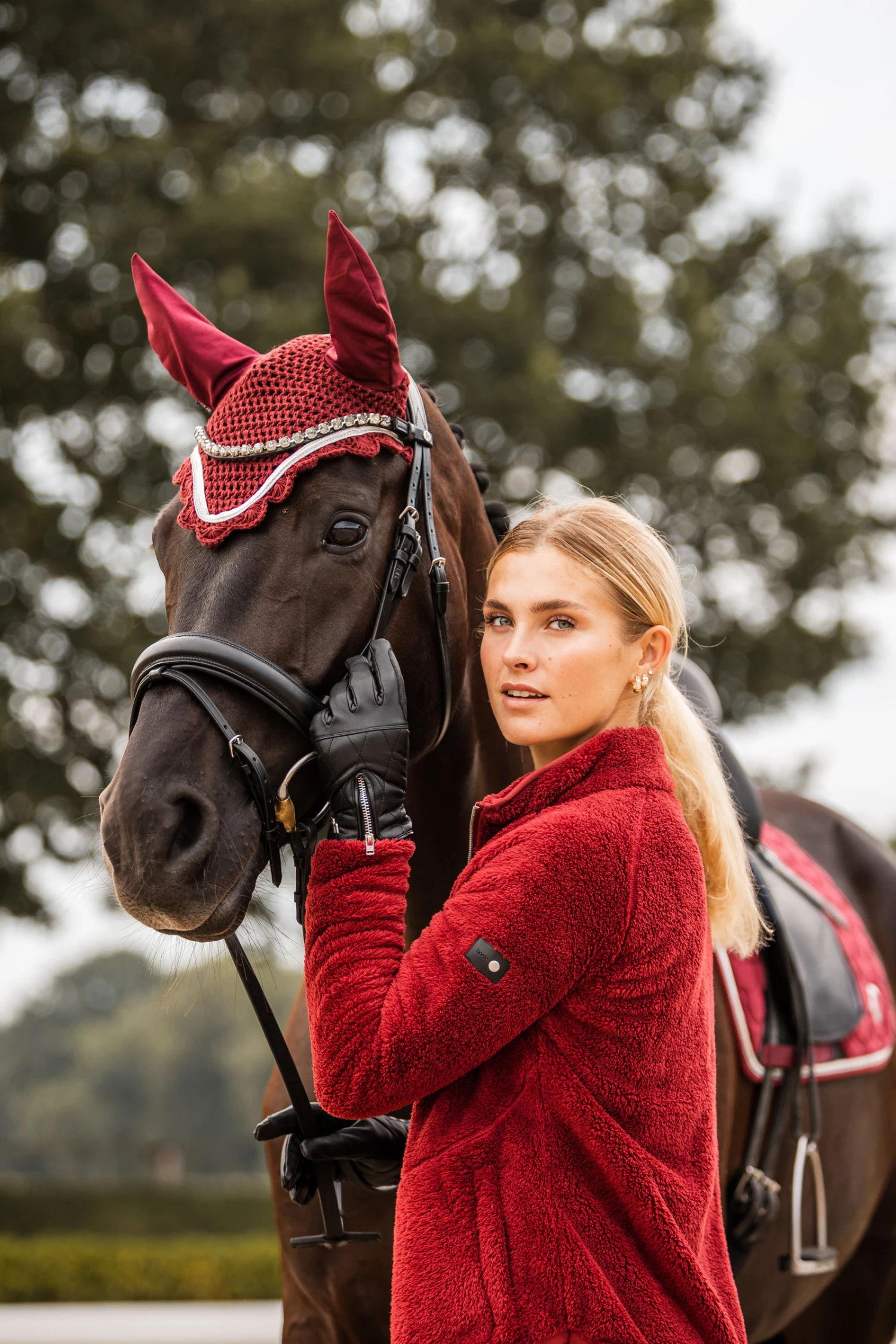 Horze Geneva Fliegenhaube 5 Horze Geneva Fliegenhaube – Bild 3