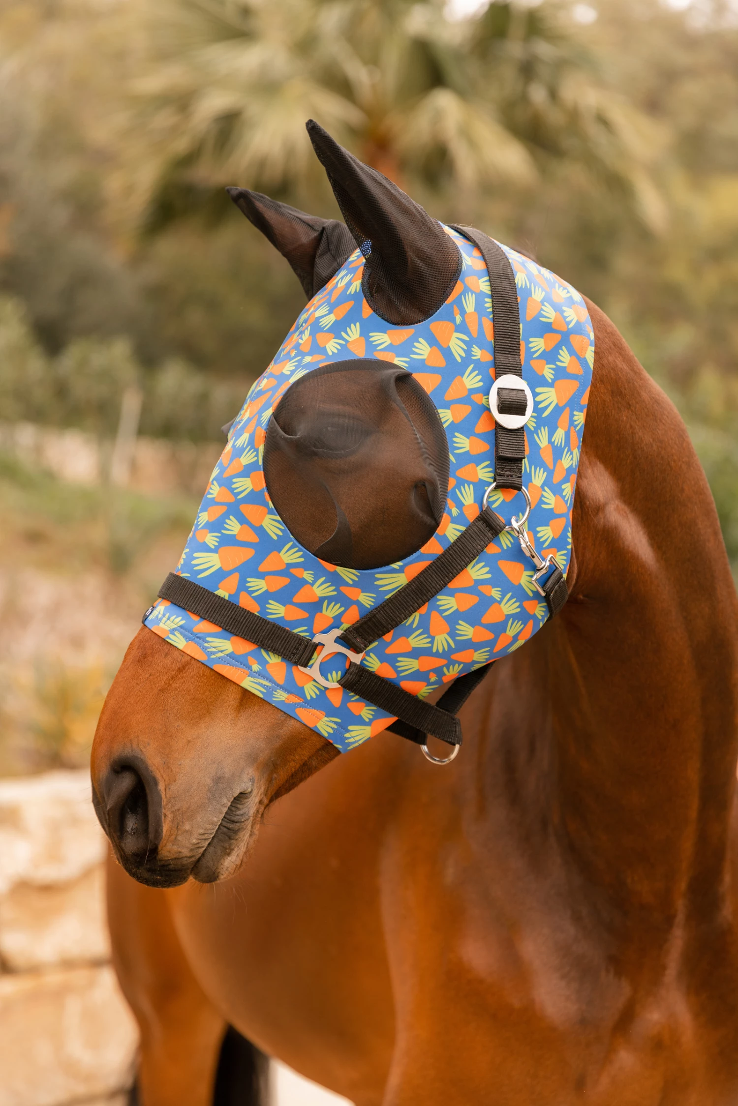 Horze Elastische Pull-On Fliegenmaske 8 Horze Elastische Pull-On Fliegenmaske – Bild 6