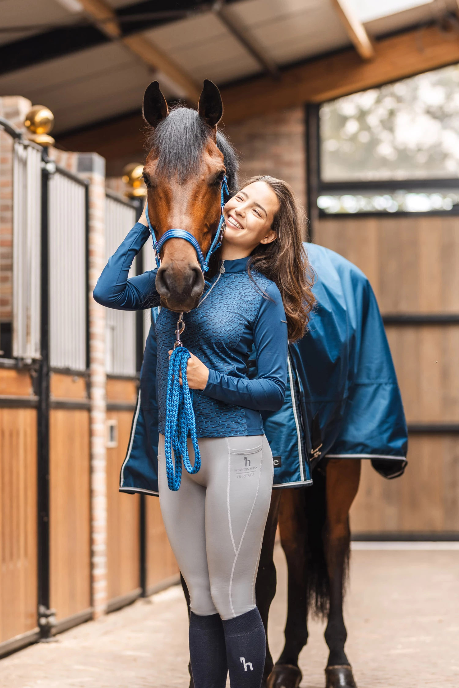 Horze Glasgow Weidedecke Mit Fleece-Futter Und Reflektierenden Akzenten 10 Horze Glasgow Weidedecke Mit Fleece-Futter Und Reflektierenden Akzenten – Bild 8