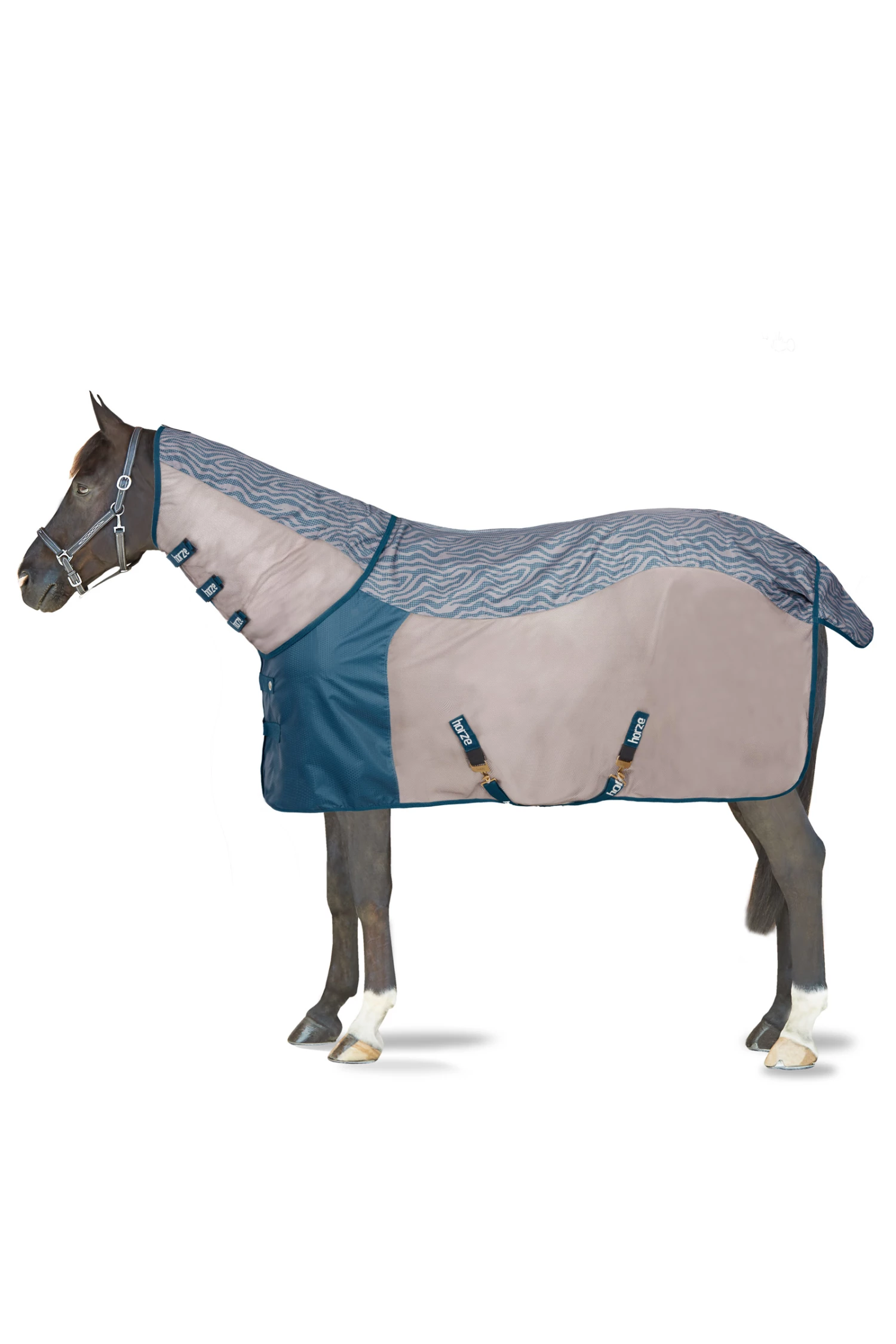 Horze Kenya Leichte Mesh Weidedecke Mit Abnehmbarem Halsteil 11 Horze Kenya Leichte Mesh Weidedecke Mit Abnehmbarem Halsteil – Bild 9