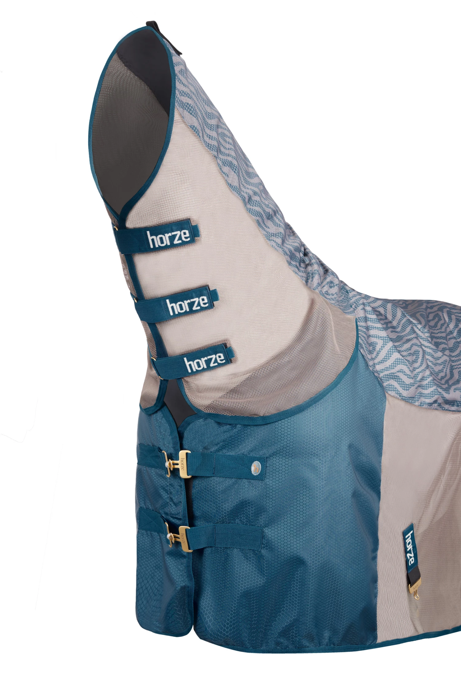 Horze Kenya Leichte Mesh Weidedecke Mit Abnehmbarem Halsteil 13 Horze Kenya Leichte Mesh Weidedecke Mit Abnehmbarem Halsteil – Bild 11