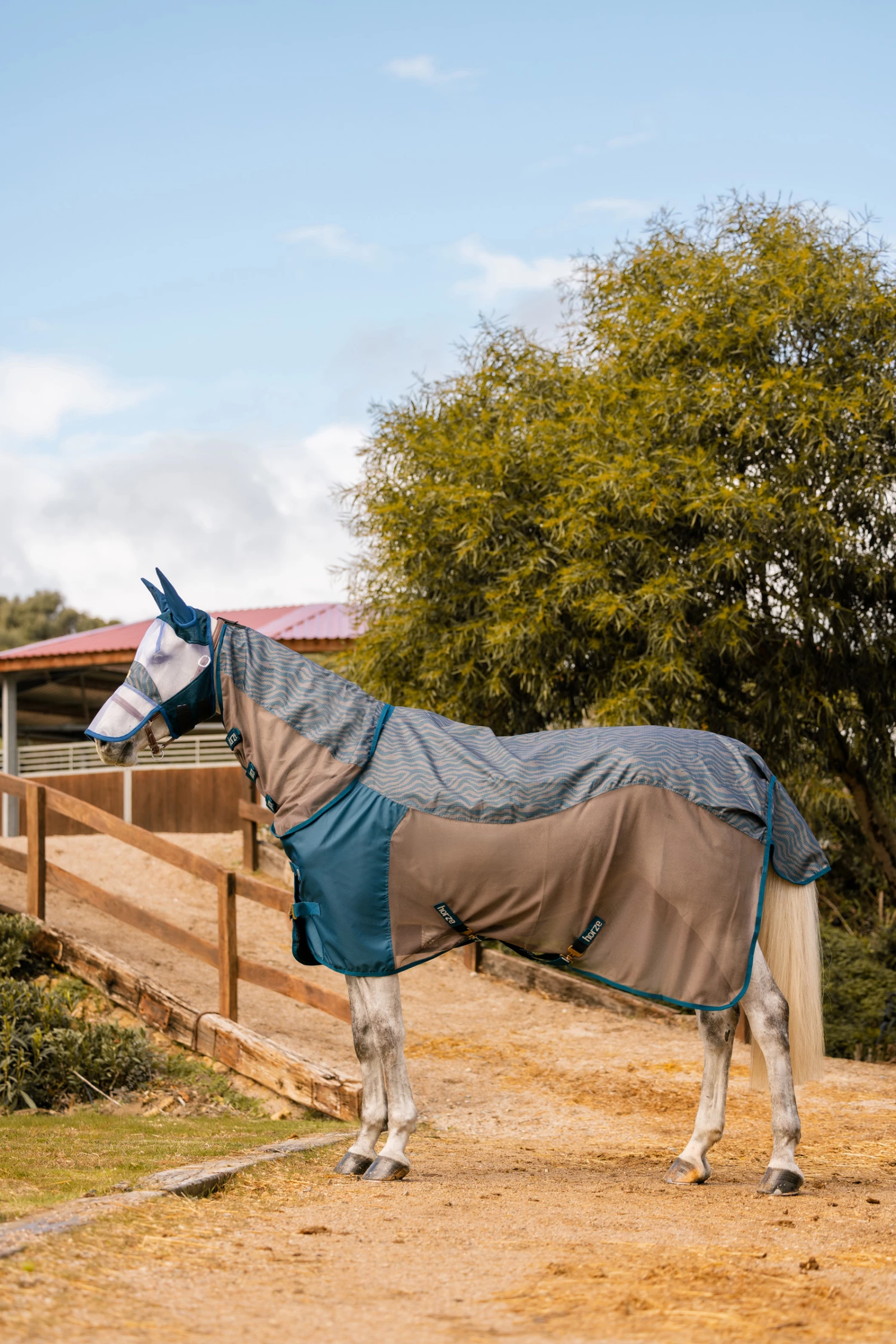 Horze Kenya Leichte Mesh Weidedecke Mit Abnehmbarem Halsteil 20 Horze Kenya Leichte Mesh Weidedecke Mit Abnehmbarem Halsteil – Bild 18