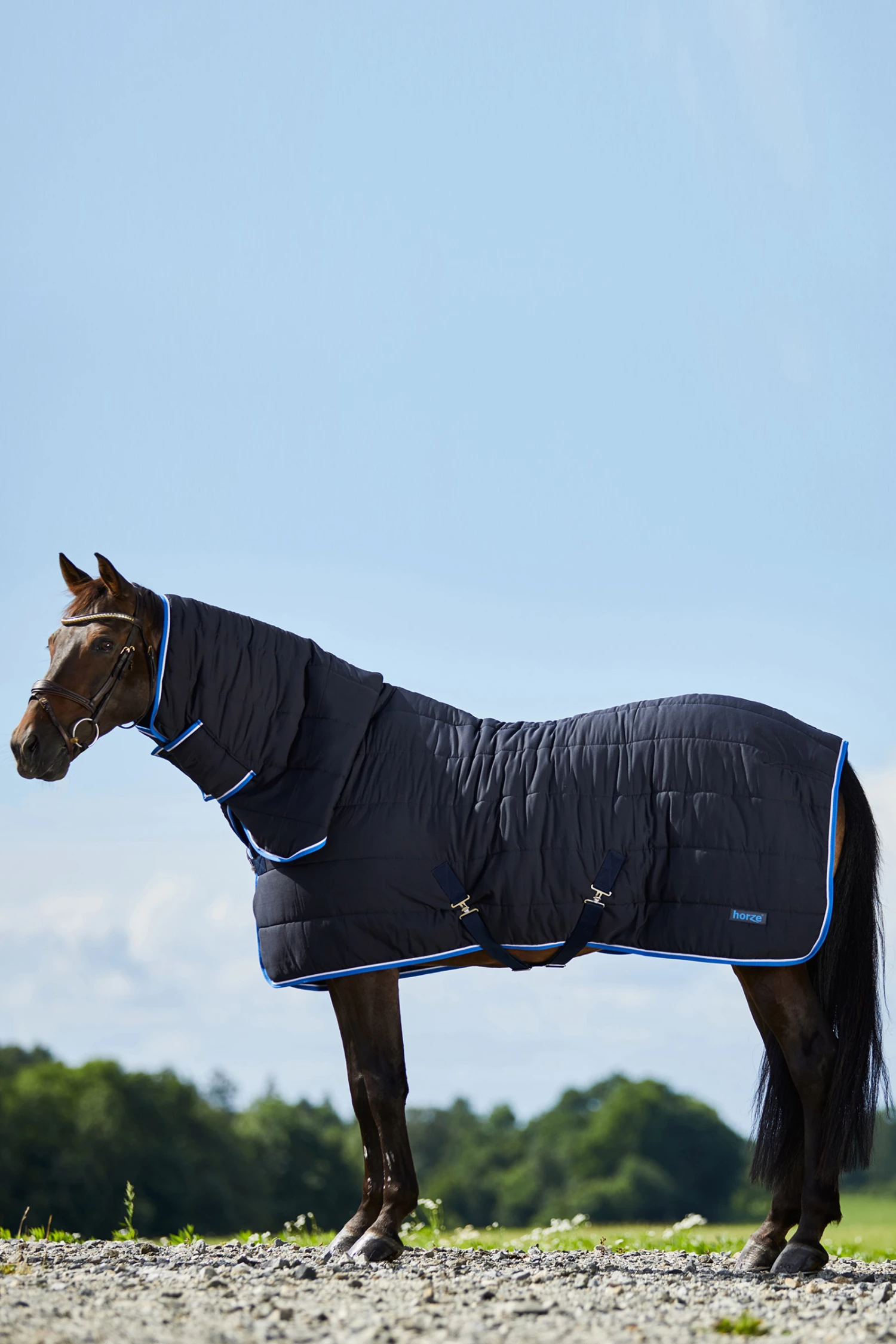 Horze Glasgow Stalldecke / Unterdecke Mit Halsteil, 150g 3 Horze Glasgow Stalldecke / Unterdecke Mit Halsteil, 150g