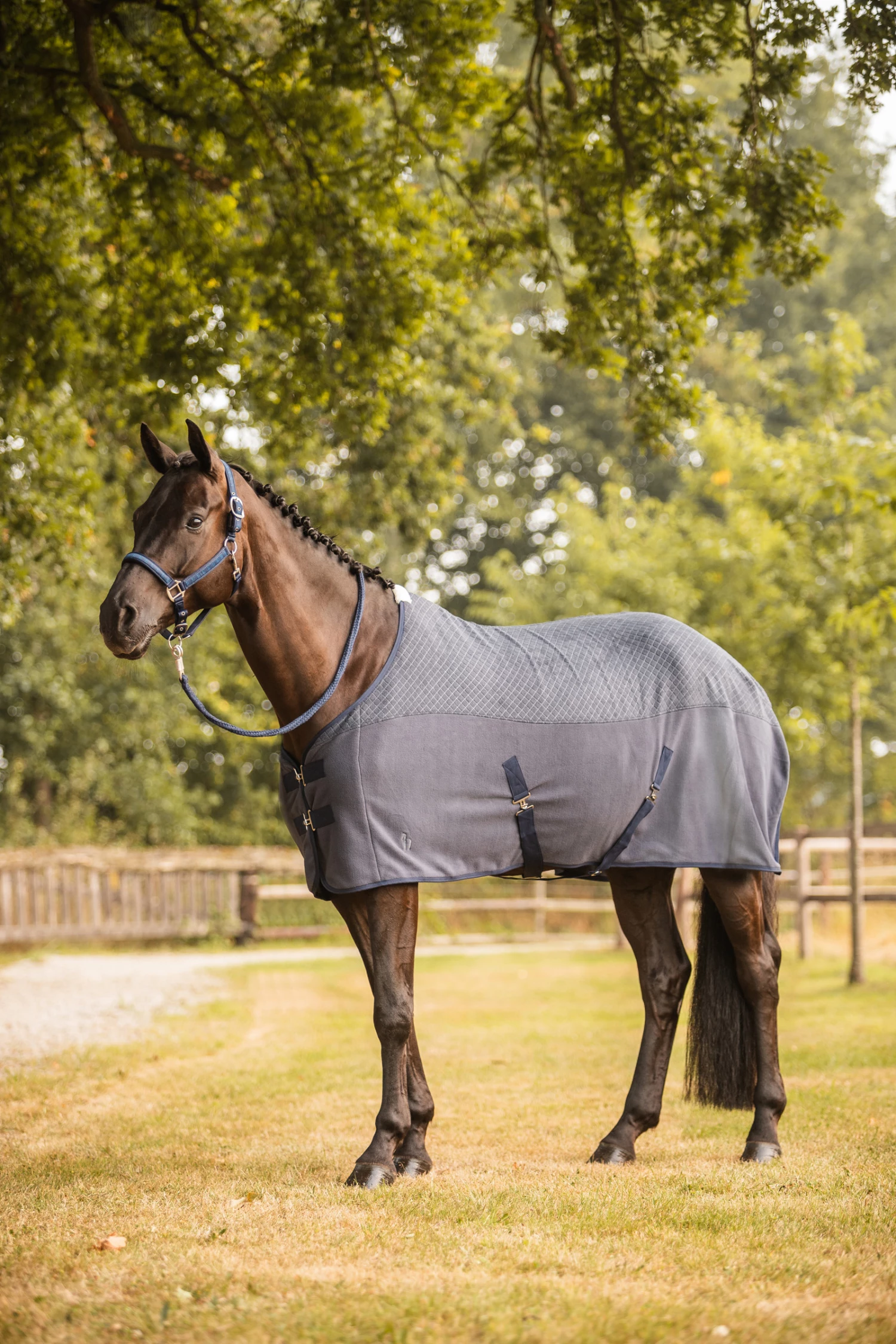 Horze Victoria Fleecedecke Mit Logoprint 10 Horze Victoria Fleecedecke Mit Logoprint – Bild 8