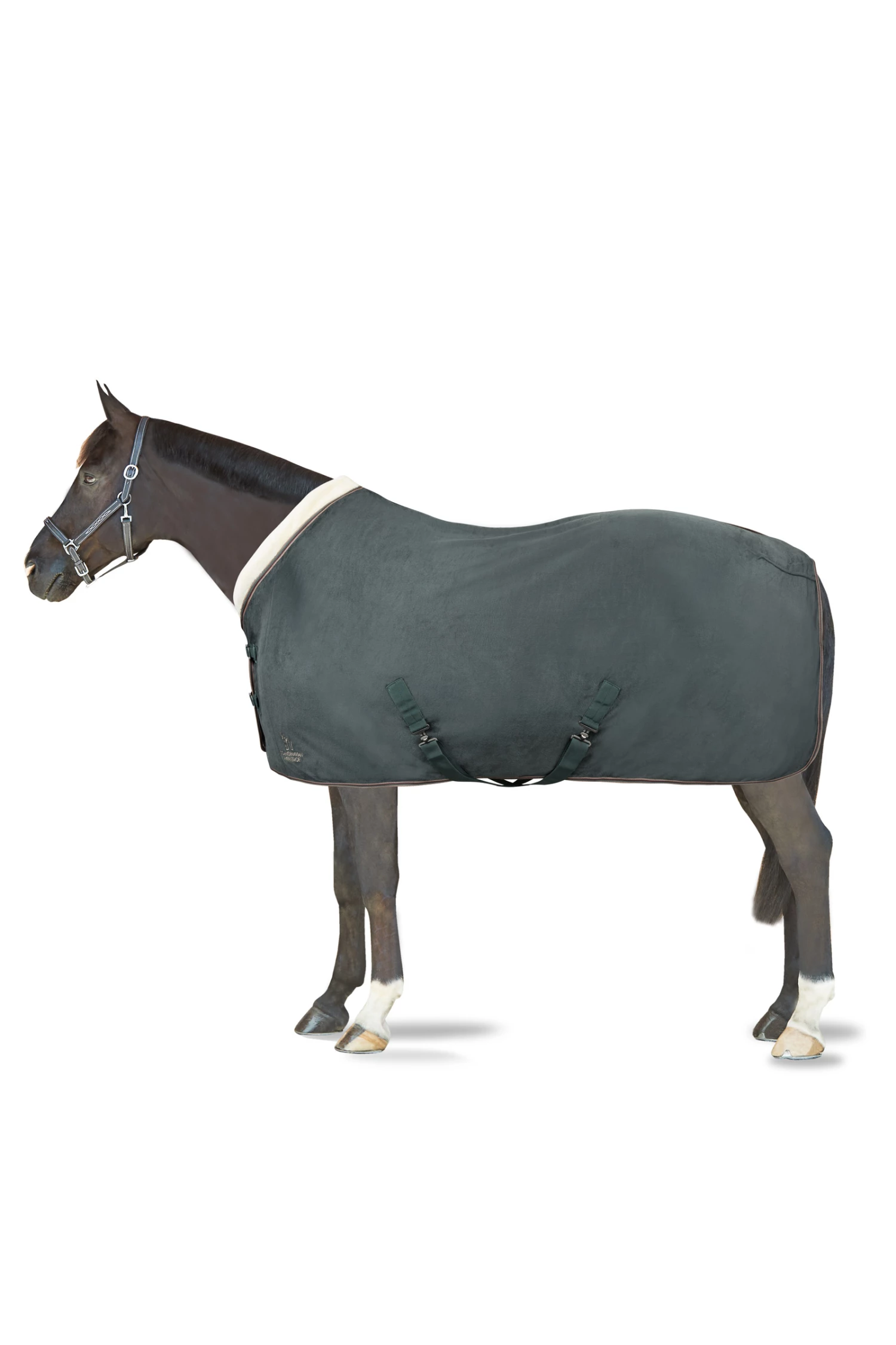 Horze Leigton Teens Collection Fleece Abschwitzdecke Mit Kunstfellkragen 3 Horze Leigton Teens Collection Fleece Abschwitzdecke Mit Kunstfellkragen