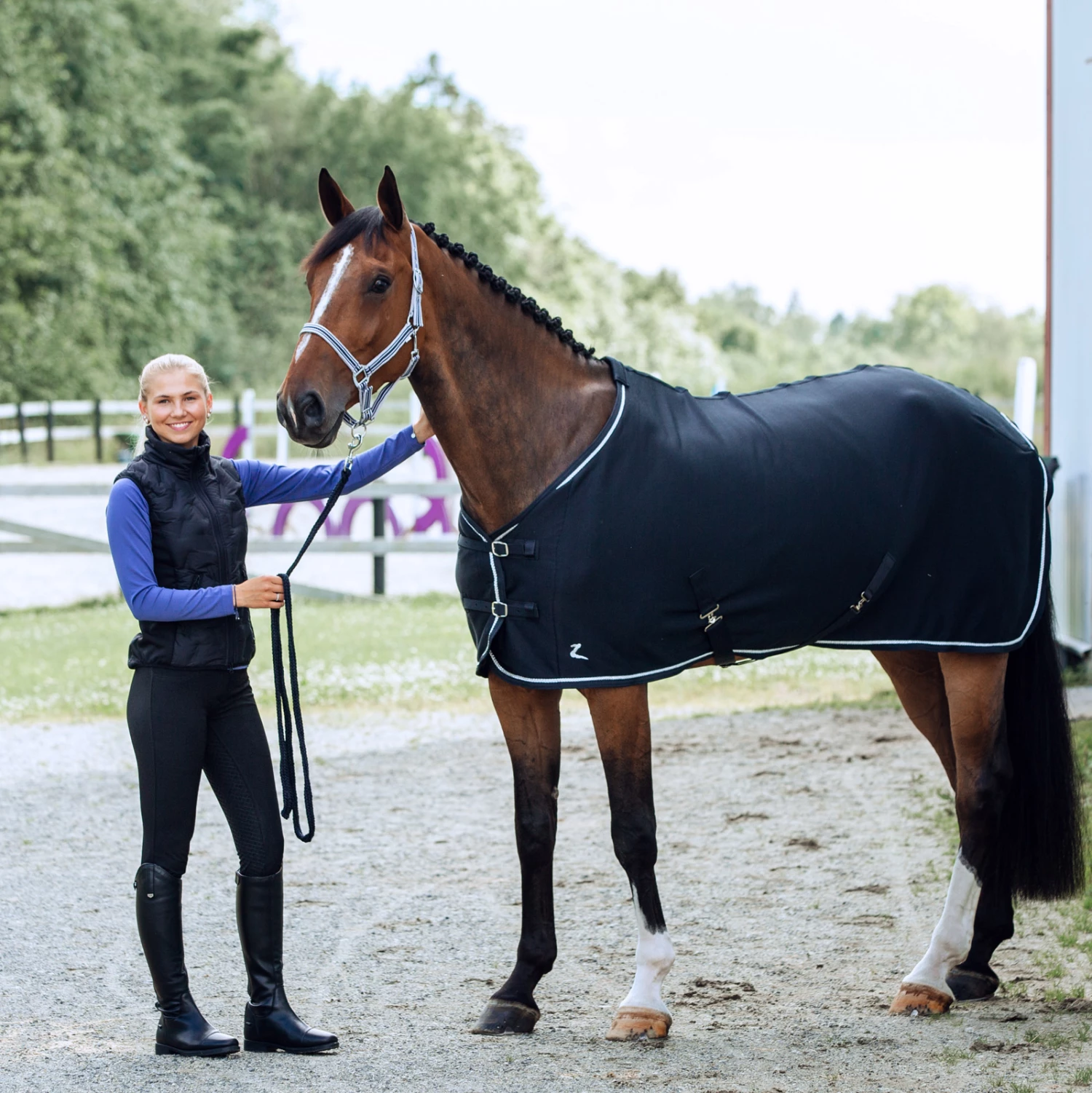 Horze Glarus Fleecedecke 17 Horze Glarus Fleecedecke – Bild 15