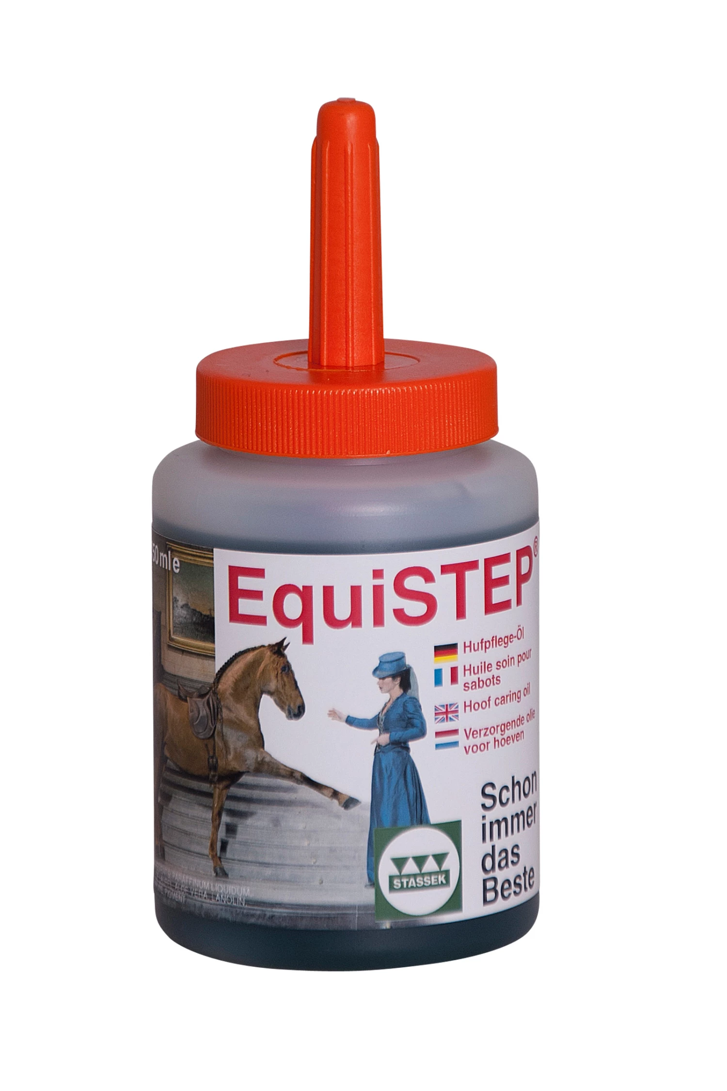 Stassek EquiSTEP Huföl Mit Pinsel, 450 Ml 3 Stassek EquiSTEP Huföl Mit Pinsel, 450 Ml