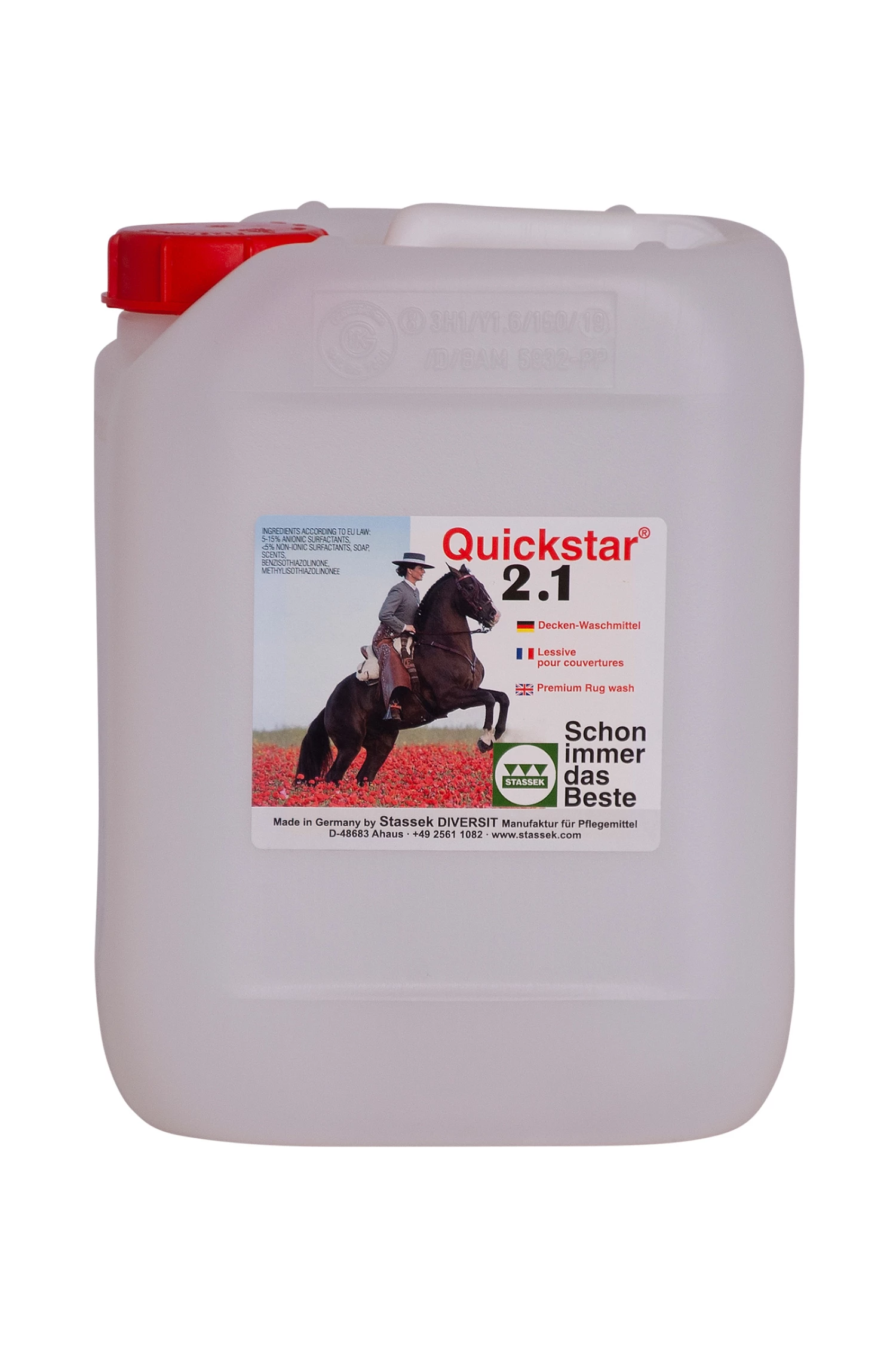 Stassek Quickstar 2.1 Premium-Waschmittel Für Pferdedecken, 2 Liter 3 Stassek Quickstar 2.1 Premium-Waschmittel Für Pferdedecken, 2 Liter