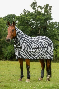 Bucas Sweet-itch Zebra Ekzemerdecke Mit Festem Halsteil