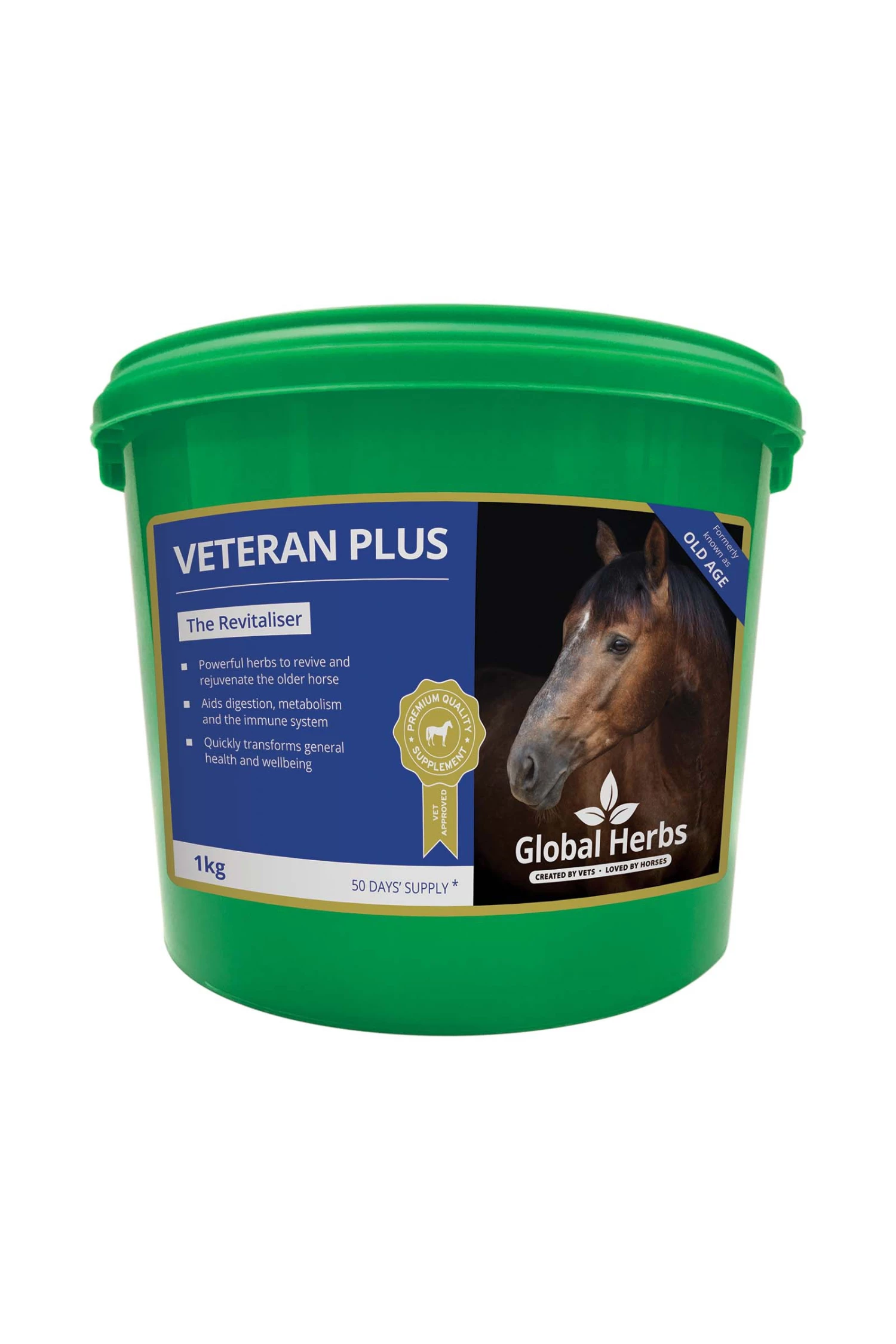 Global Herbs Veteran Plus 1kg 4 Global Herbs Veteran Plus 1kg – Bild 2
