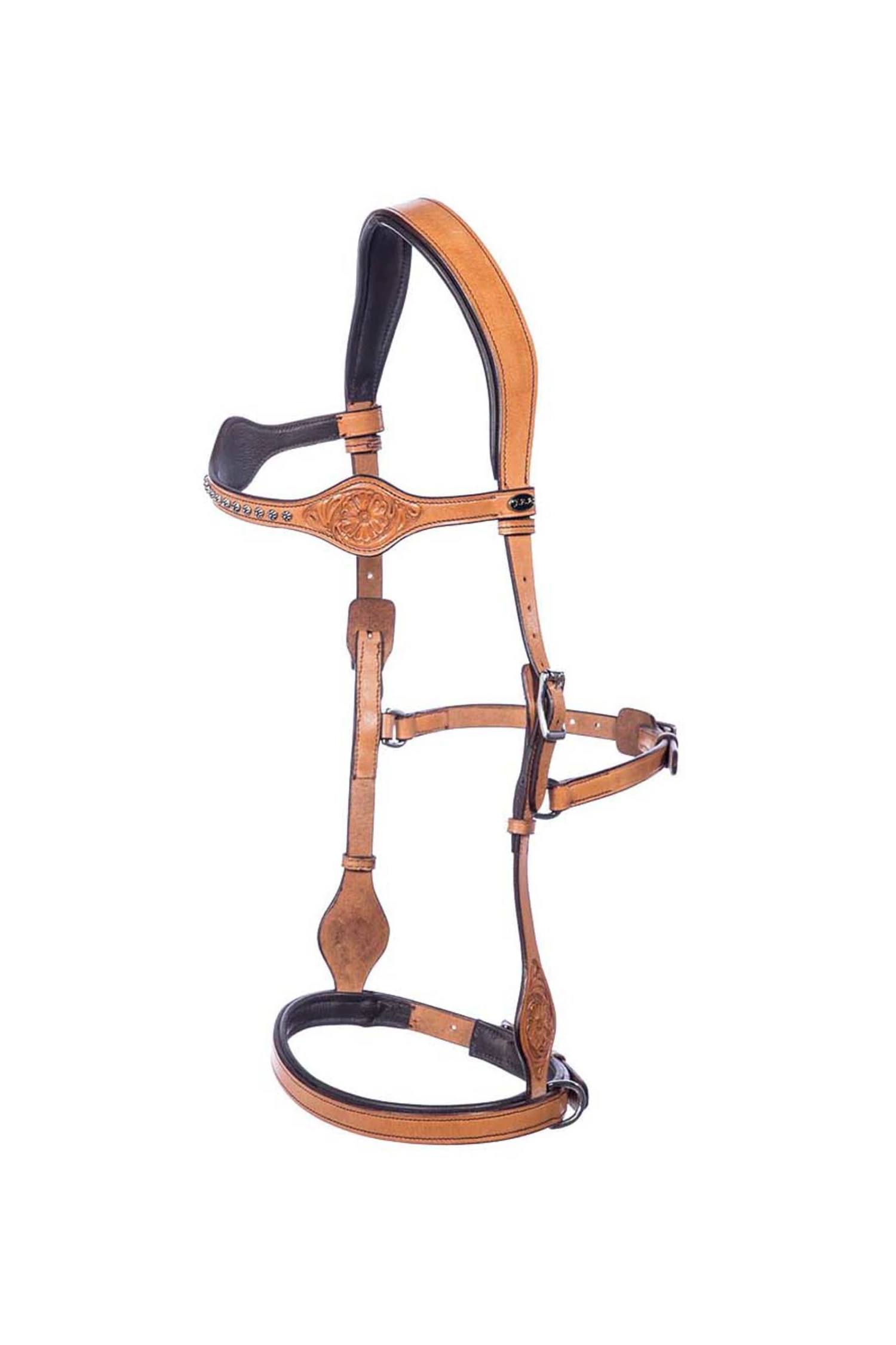 FRA Dandy Sidepull (System 3) Leather, W/ Leather Clip Reins 7 FRA Dandy Sidepull (System 3) Leather, W/ Leather Clip Reins – Bild 5