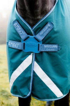 Horseware Amigo Bravo 12 Plus Regendecke Mit Abnehmbarem Halsteil, 100g -Weatherbeeta Shop 326984 STGR 4