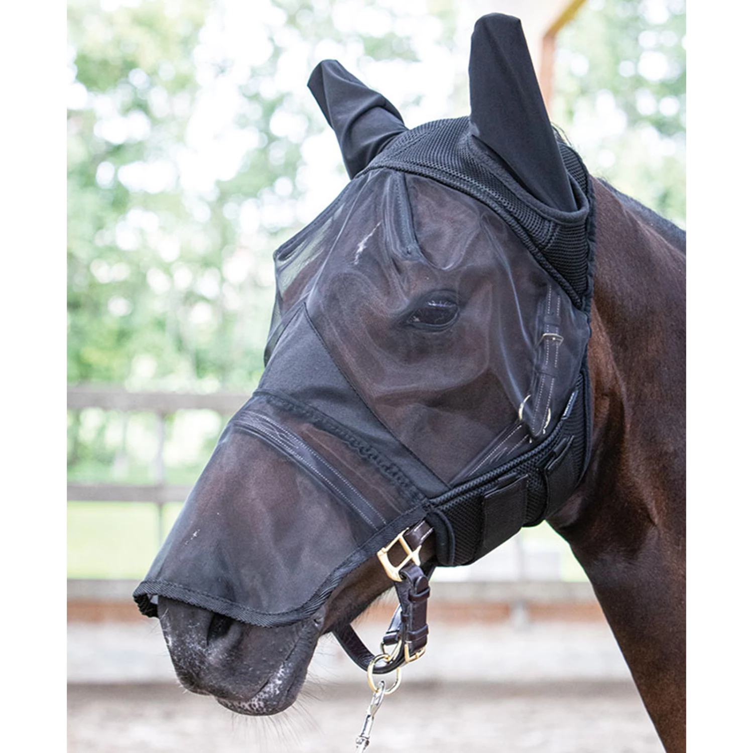 Harry's Horse Fliegenmaske Flyshield Mit Nasenteil 4 Harry's Horse Fliegenmaske Flyshield Mit Nasenteil – Bild 2
