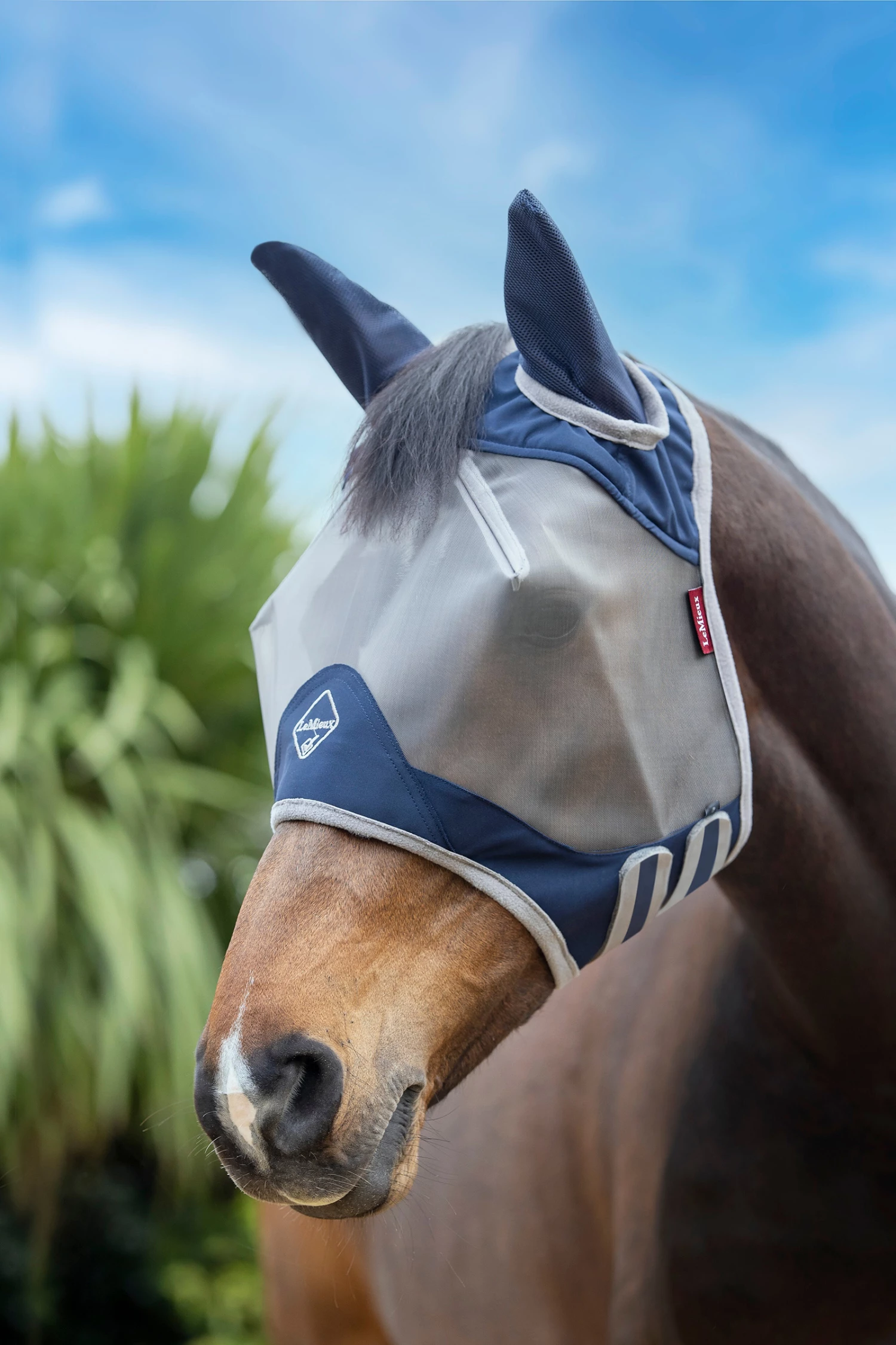 LeMieux Armour Shield Pro Fliegenschutzmaske Halb 4 LeMieux Armour Shield Pro Fliegenschutzmaske Halb – Bild 2