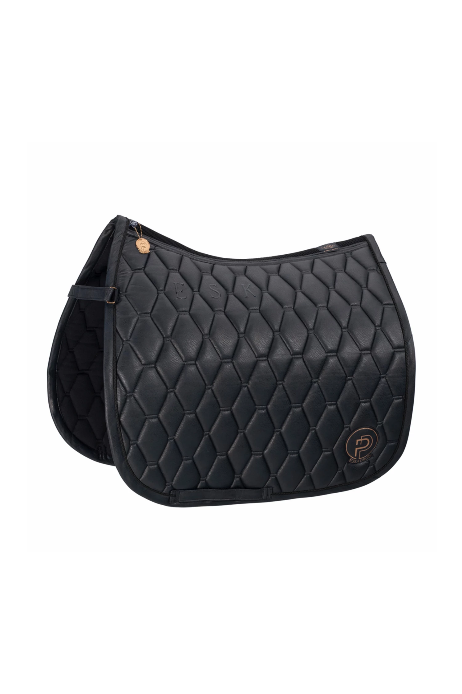 Eskadron Platinum 23 Metallic Faux Leather Dressurschabracke 3 Eskadron Platinum 23 Metallic Faux Leather Dressurschabracke